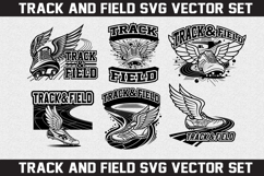 Track and Field SVG logo Design Product Image 2