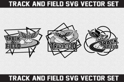Track and Field SVG logo Design Product Image 2