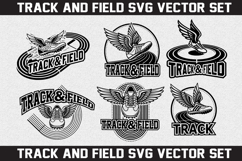 Track and Field SVG logo Design Product Image 2