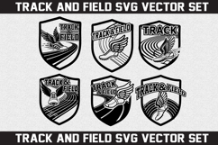 Track and Field SVG logo Design Product Image 2