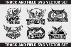 Track and Field SVG logo Design Product Image 2