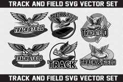 Track and Field SVG logo Design Product Image 2