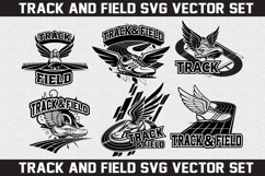 Track and Field SVG logo Design Product Image 2