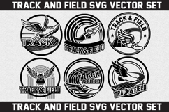 Track and Field SVG logo Design Product Image 2