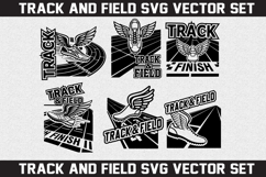 Track and Field SVG logo Design Product Image 2