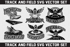 Track and Field SVG logo Design Product Image 2