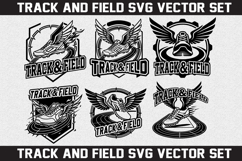 Track and Field SVG logo Design Product Image 2