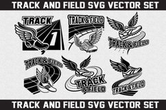 Track and Field SVG logo Design Product Image 2