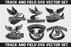 Track and Field SVG logo Design Product Image 3