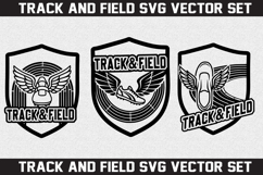 Track and Field SVG logo Design Product Image 3