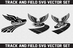 Track and Field shoe SVG logo Design Product Image 3
