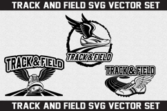Track and Field SVG logo Design Product Image 3