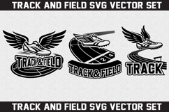 Track and Field SVG logo Design Product Image 3