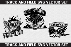 Track and Field SVG logo Design Product Image 3