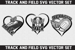 Track and Field SVG logo Design Product Image 3
