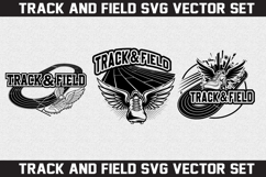 Track and Field SVG logo Design Product Image 3