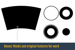 24 Oz Venti Cold Cup Template, Rust and bloated paint Product Image 2