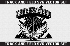 Track and Field SVG logo Design Product Image 4