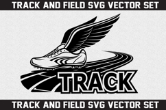 Track and Field SVG logo Design Product Image 1