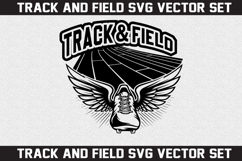 Track and Field SVG logo Design Product Image 4