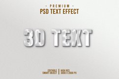 3D Text Style Effect Photoshop Product Image 1