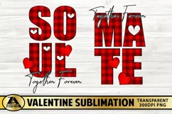 Valentine PNG Soulmate Together Forever PNG for Sublimation Product Image 6