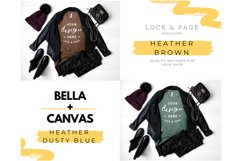 Autumn Winter Fall Bella Canvas 3001 TShirt Mockup Bundle Product Image 2