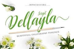 Web Font Dellayla Script Product Image 1