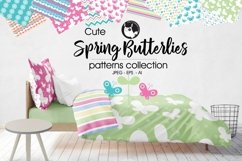 SPRING-BUTTERFLIES, digital papers Product Image 1