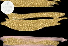 Watercolor Smears In Navy &amp; Blush Product Image 3