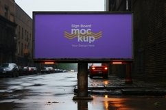 Roadside Billboard Sign Mockup Outdoor Signage Template Product Image 1