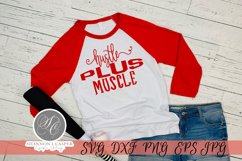 Hustle plus Muscle- Motivational SVG Cut File Product Image 5