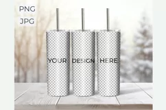 Canva Christmas tumbler mockup