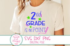2nd Grade Is On Point SVG, Second Grade SVG, Back To School Product Image 2