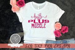 Hustle plus Muscle- Motivational SVG Cut File Product Image 7