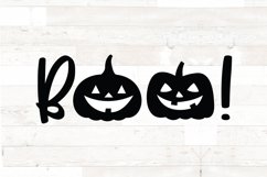 Boo svg | Cute halloween decal for door or window Product Image 1