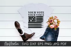 Your Vote Your Voice SVG PNG Electioins 2020 Use Your Voice Product Image 2