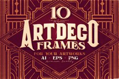 10 Artdeco Frames Product Image 1