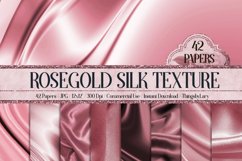42 Rosegold Luxury Silk Satin Cloth Texture Papers Product Image 1