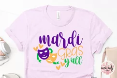 Mardi Gras Y'all - Mardi Gras SVG EPS DXF PNG Product Image 3