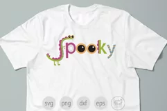 Cute Monster Svg, Spooky Svg, Halloween Layered Svg Product Image 3