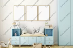 Kids frame mock up, Interior mock up PSD PNG JPG Product Image 2