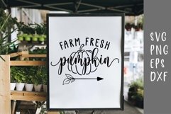 Farm Fresh Pumpkin SVG Product Image 1