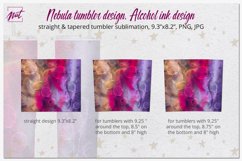 Tumbler design|Nebula tumbler sublimation design|20oz skinny Product Image 2