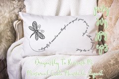 Dragonfly To Remind Me Memorial Quote SVG mandala Product Image 3