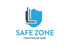 L letter shield logo Product Image 1