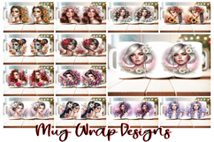 170 Feminine Mug Wrap Designs 11oz &amp; 15oz PNG Afro, Floral Product Image 4