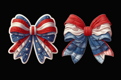 USA. Bow. 4th of July. Sublimation design PNG Product Image 2