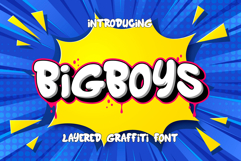 Bigboys | Bold &amp; Layered Graffiti Font Product Image 1