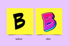 Funny Cartoon Style Text Effect Editable Product Image 2